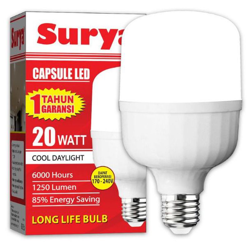 Lampu LED 20 Watt Surya