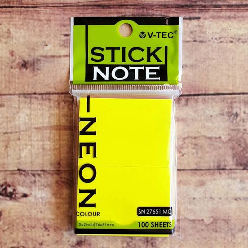 Stick note vtec