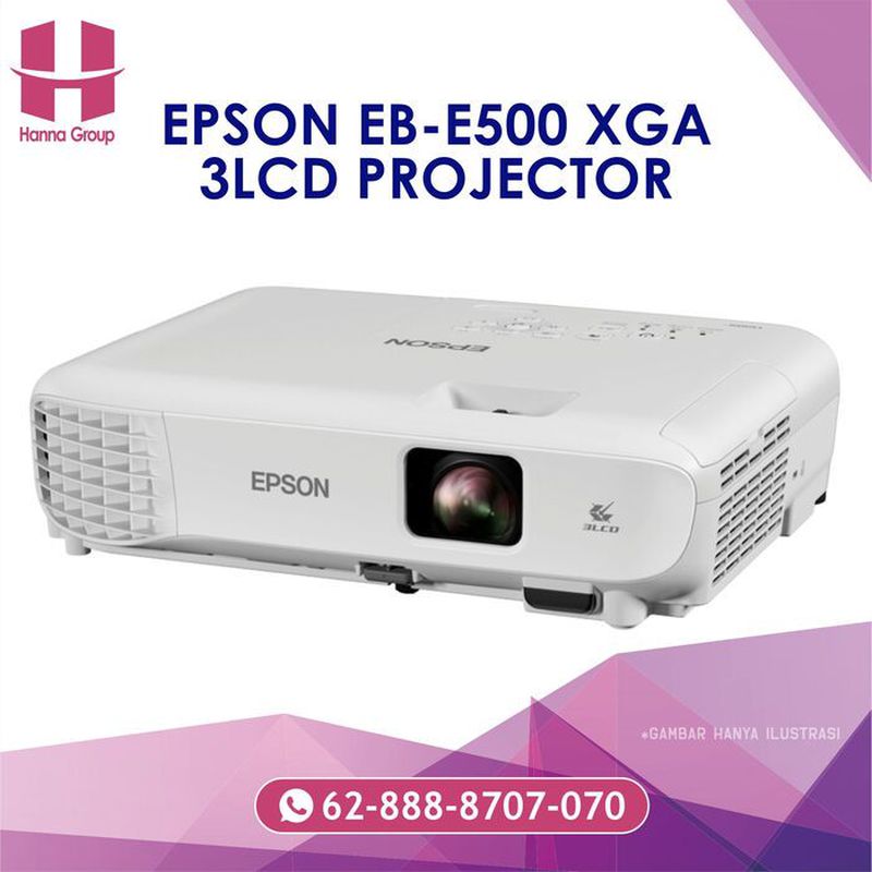 EPSON EBE500 XGA 3LCD PROJECTOR