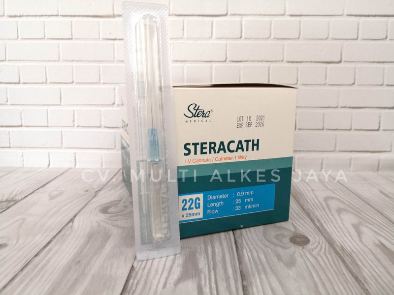 Inflo / Abbocath / IV Catheter / IV Cannula Merk Steracath 22G