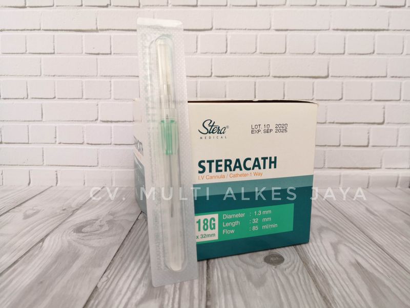 Inflo / Abbocath / IV Catheter / IV Cannula Merk Steracath 18G