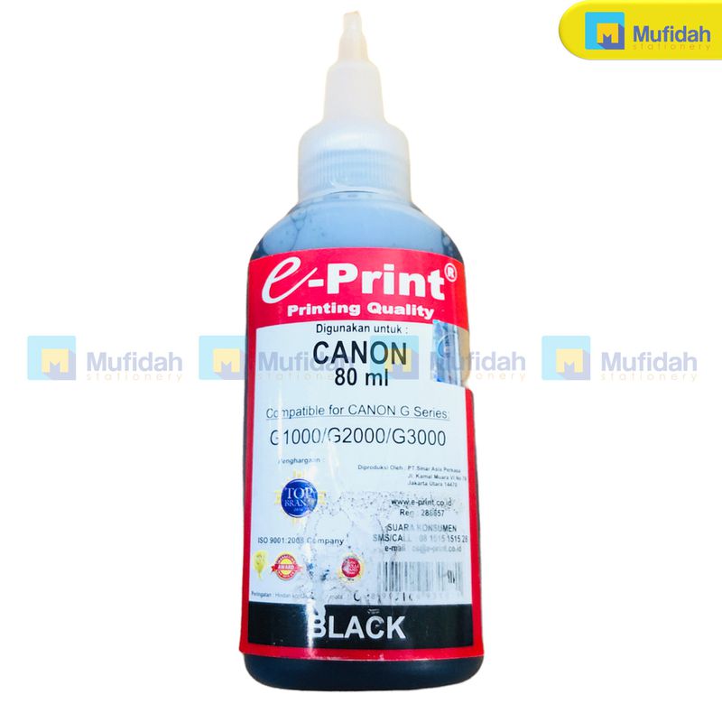 Tinta Print Canon E-Print 80ml - Hitam