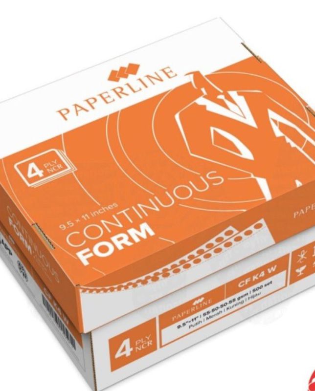 KERTAS CONTINOUS FORM 9 1/2*11 4 PLY PAPERLINE