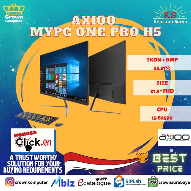 axioo MyPC One Pro H5 (4S2)