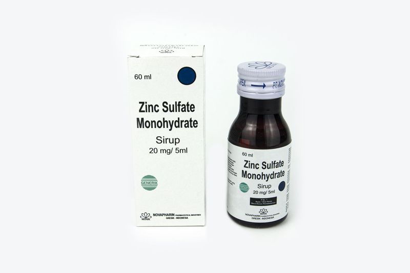 ZINC SULFATE MONOHYDRATE 20MG/ML SYR