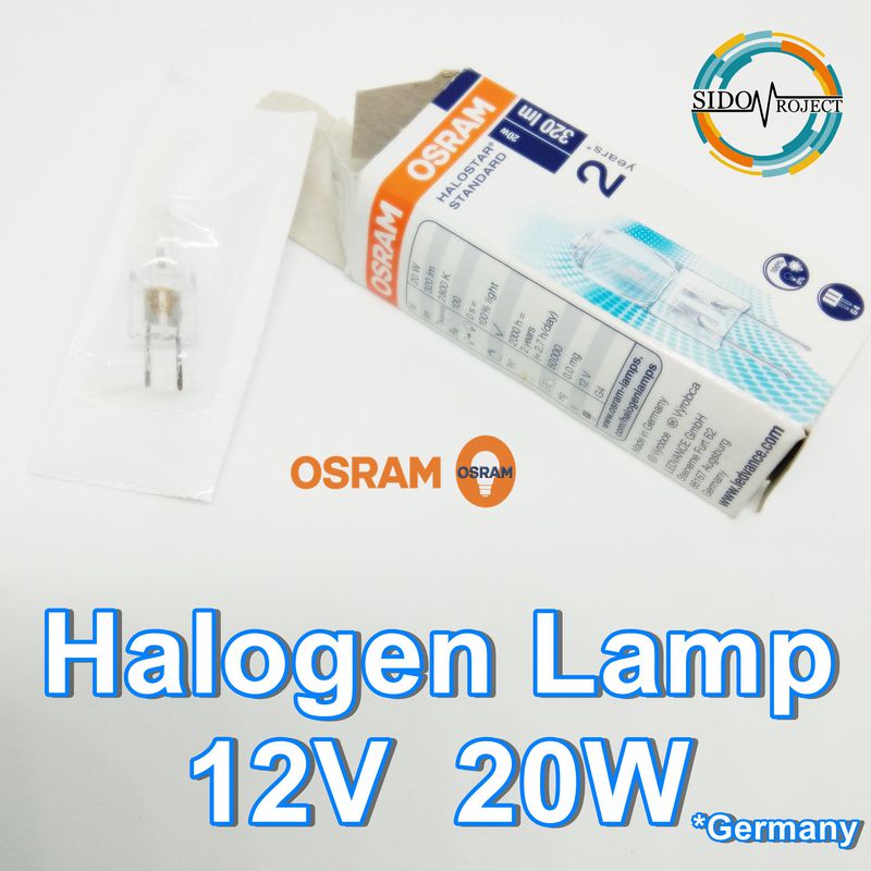 Osram 12V 20W Halogen Lampu Original Germany 12 Volt 20 Watt Sparepart ...