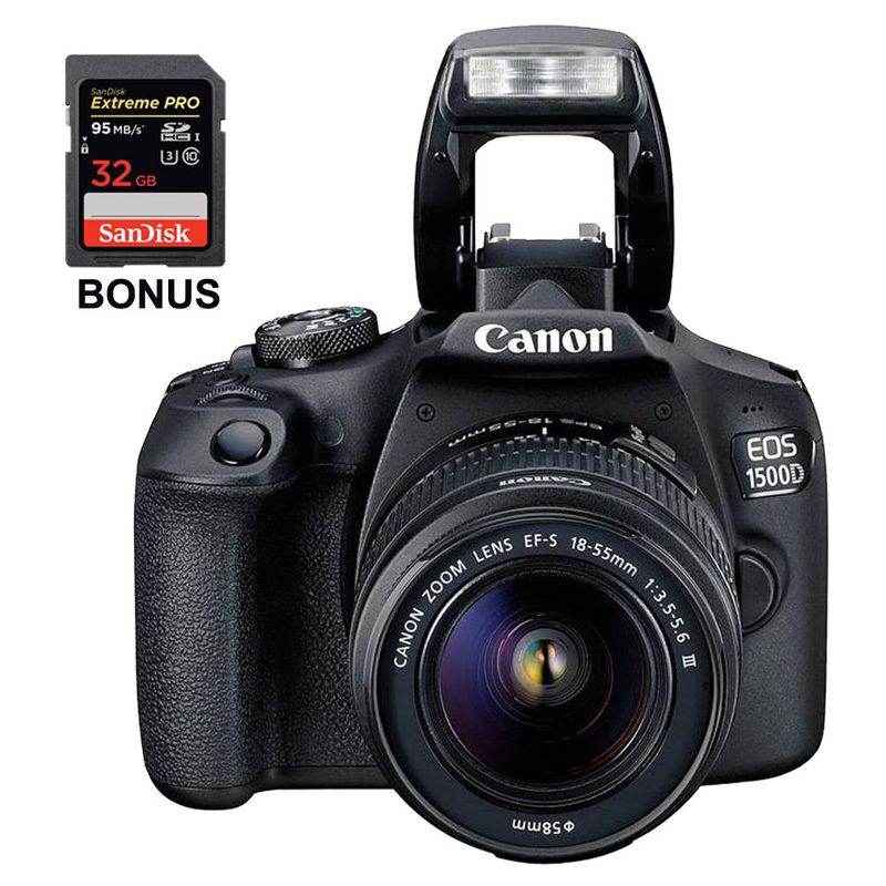 Canon EOS 1500D Kit EF-S 18-55mm II Wifi