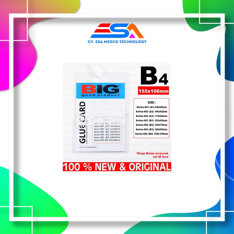 B4 Id Card Big B4 Ukuran 155x106mm