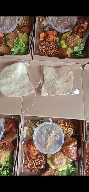 Paket Nasi box by Roti mulia