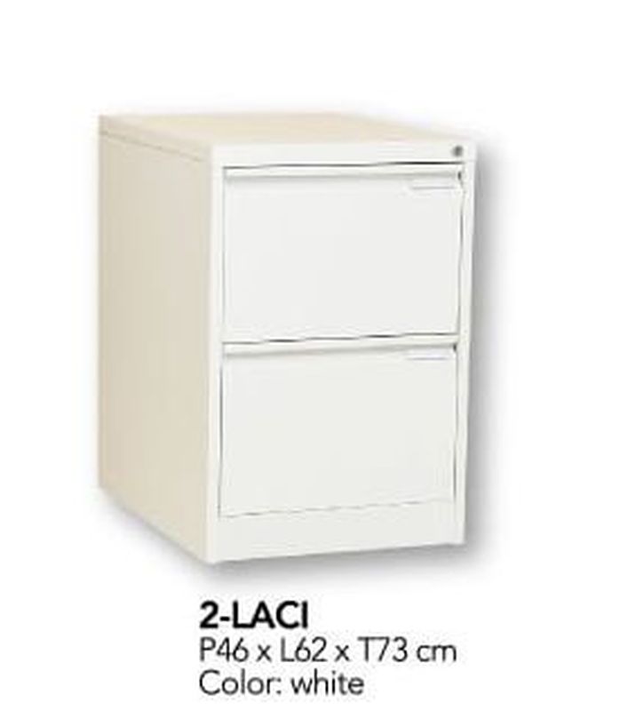Metal Cabinet dua laci merk Informa