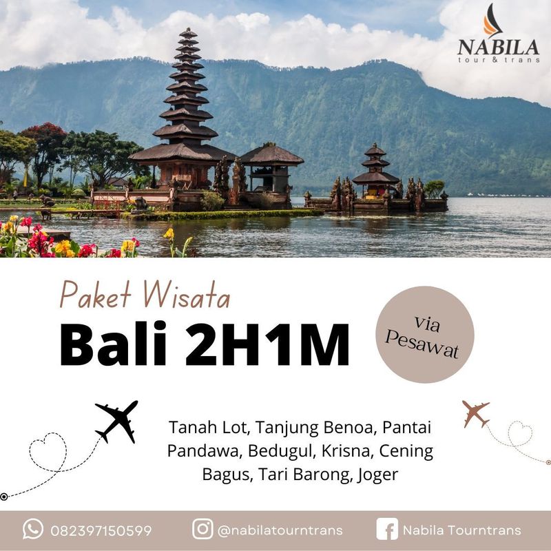 Bali 2H1M by Pesawat (KDR-TA-BLT-NJK-JBG)