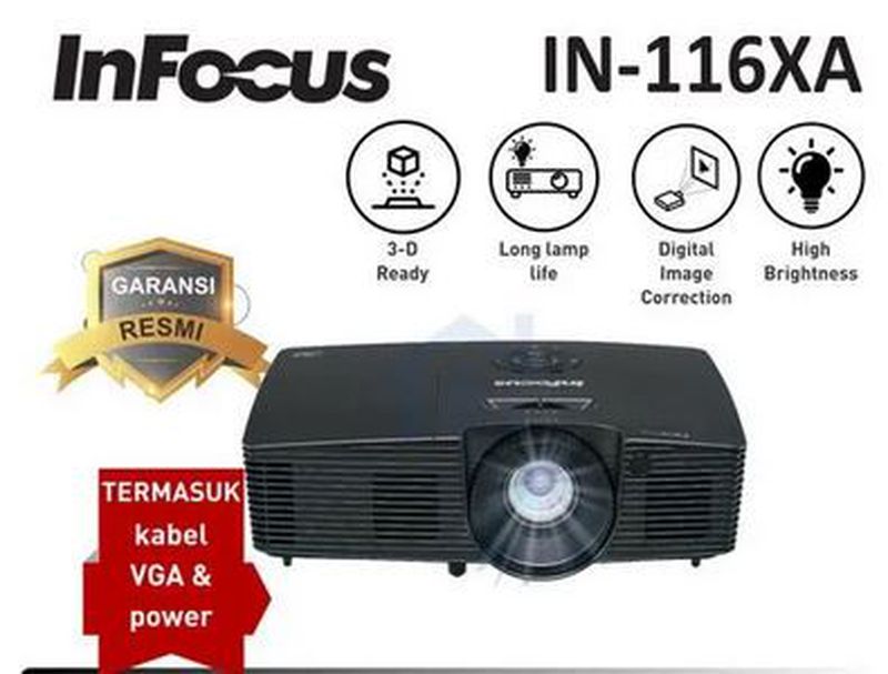 INFOCUS IN116XA IN-116XA IN116 WXGA DLP 3800 Lumen