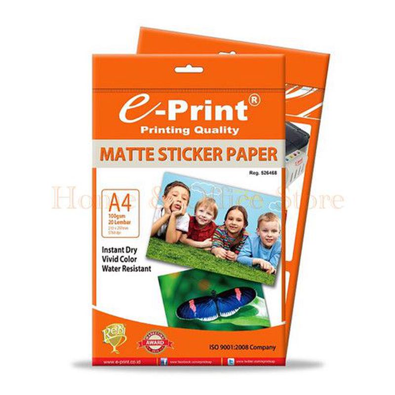 matte sticker