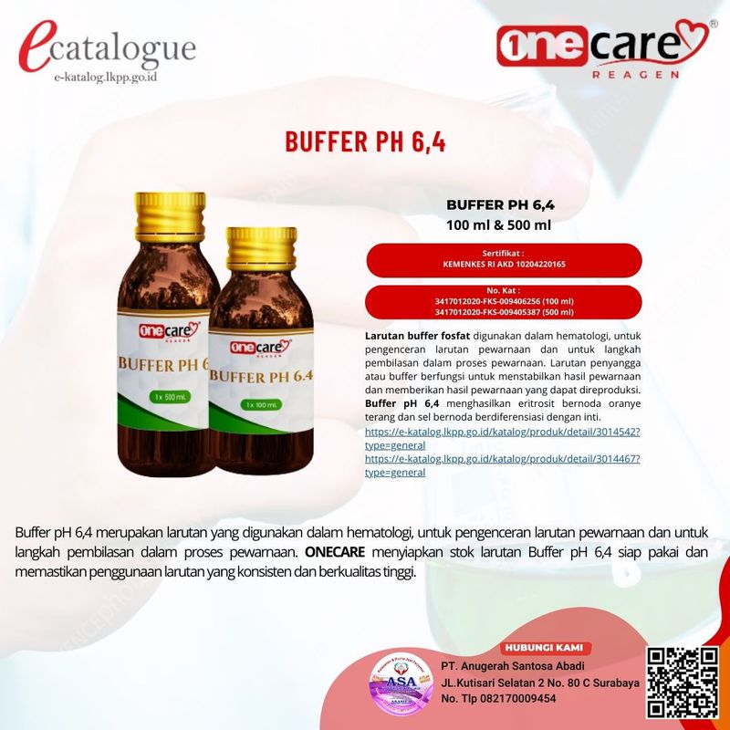 BUFFER pH 6,4 500 Ml