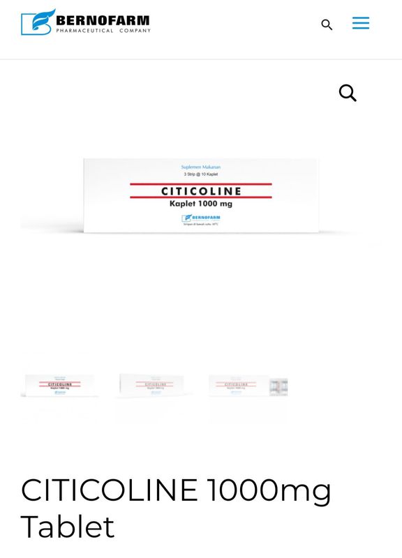 thumbnail image 2 of EcoVit Citicoline 1000mg Tablets – Support Focus & Cognitive Function 2 of 5