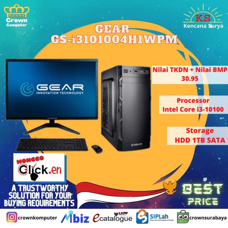 GEAR GS-i3101004H1WPM