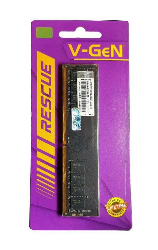 RAM DDR4 V-GeN RESCUE 4GB PC19200/2400Mhz Long Dimm