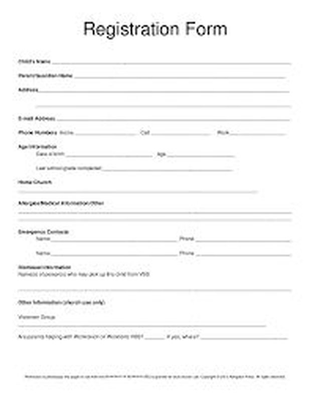 Registration Form