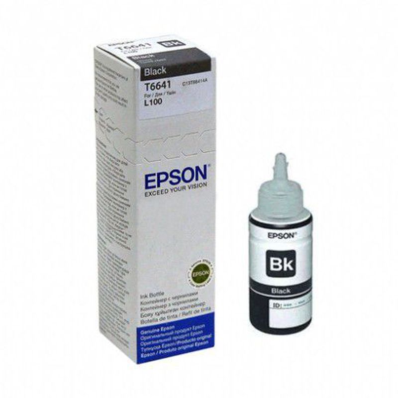 Tinta Printer Epson Seri T6641 Black 5600