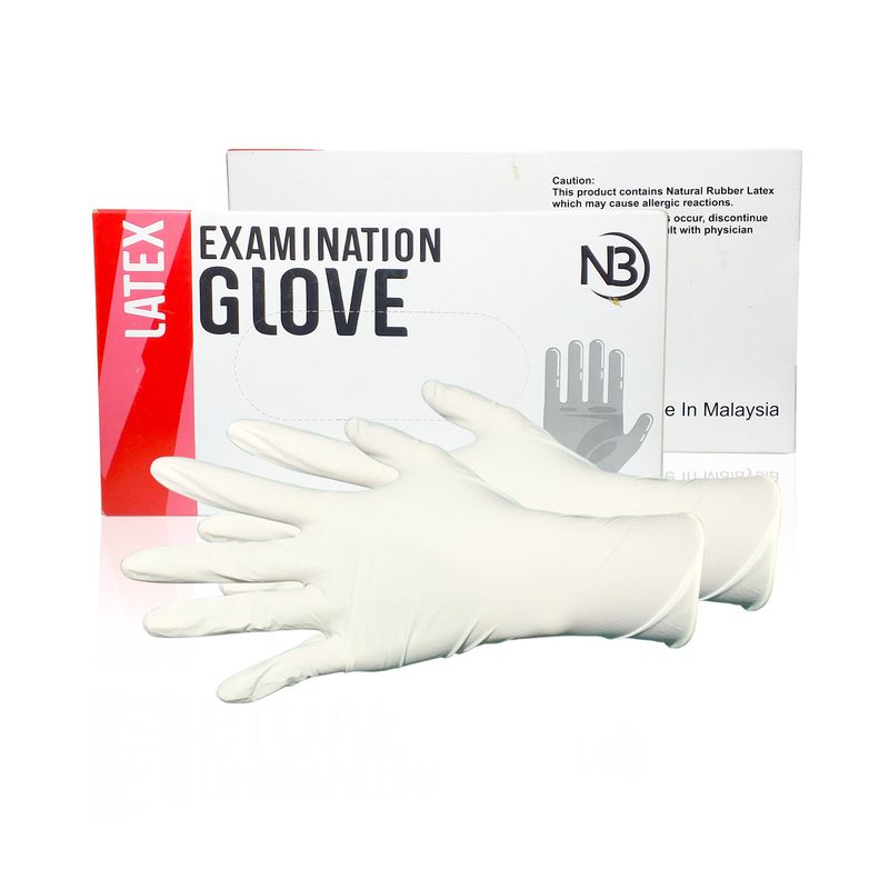 GLOVE LATEX EXAMINATION POWDER N3 M