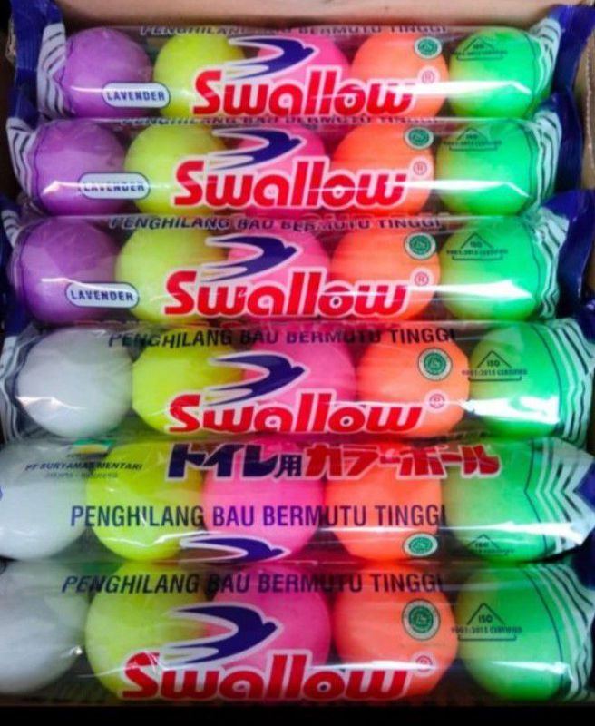 Swallow Kamper Bola Warna Isi