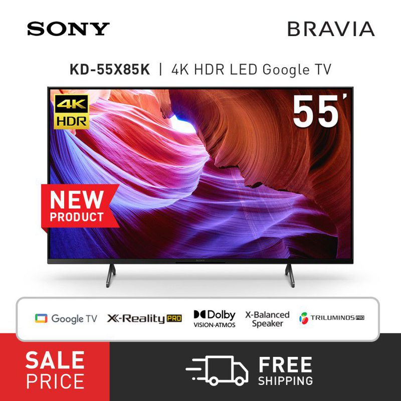 TV SONY TV LED - SONY Bravia LED X85K 4K HDR LED Google TV 55 Inch KD ...