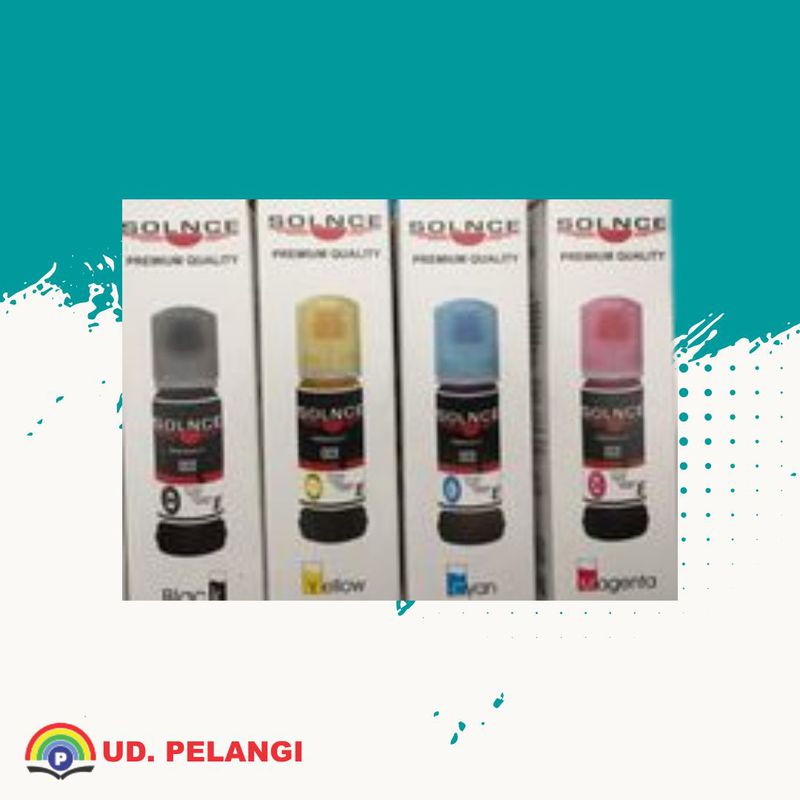 TINTA REFILL SOLNCE - 003 (C/M/Y/K) - Hitam