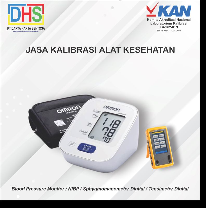 Jasa Pengujian Dan Kalibrasi Alat Kesehatan Sphygmomanometer Otomatis ...