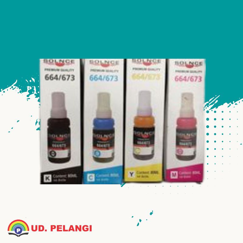 TINTA REFILL SOLNCE - 664/673 (C/M/Y/K) - Cyan