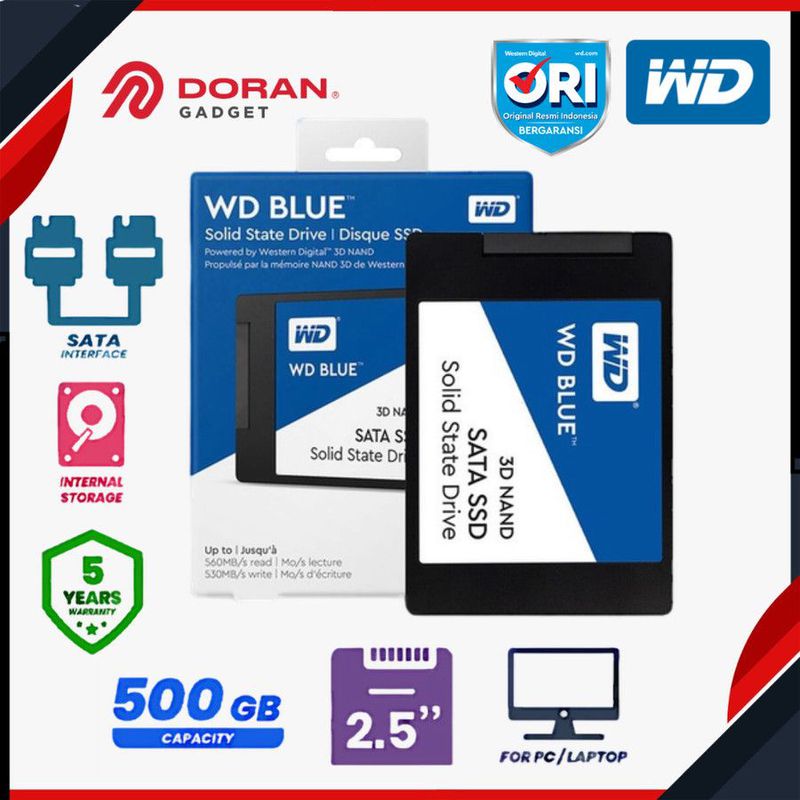 SSD WD Blue 500GB SATA 2.5