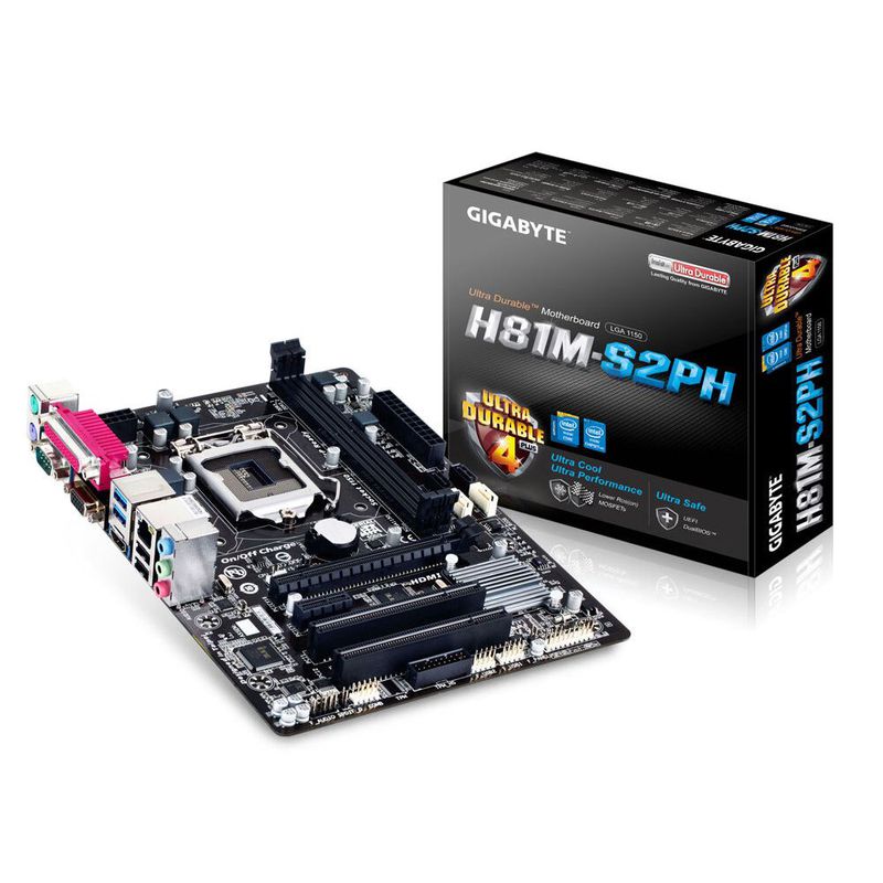 GIGABYTE MOTHERBOARD H81M-S2PH (SMI)
