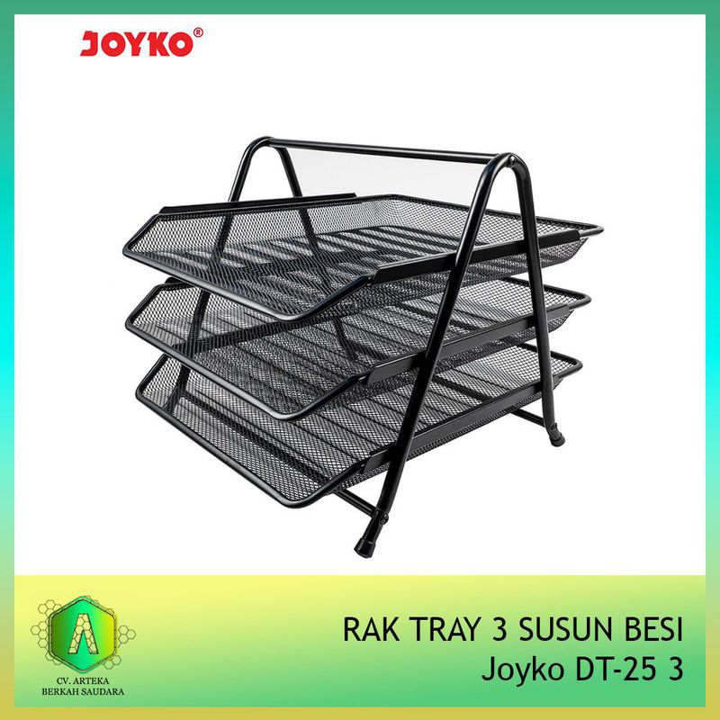 RAK TRAY 3 SUSUN BESI Joyko DT-25 3