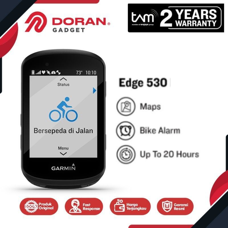 Garmin Edge 530 Device Only GPS Original Garansi Resmi TAM 2 Tahun