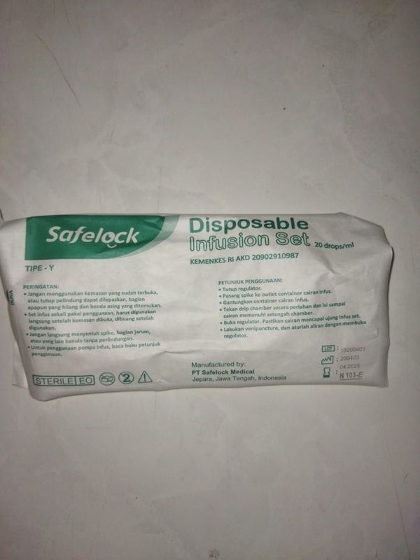 INFUS SET SAFELOCK