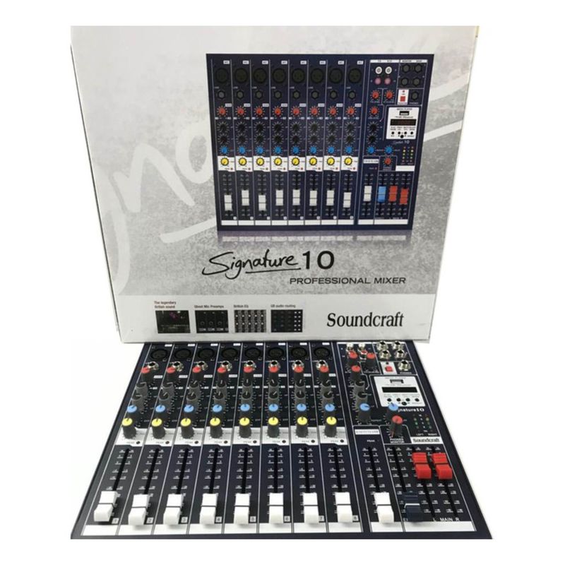 MIXER SOUNDCRAFT SIGNATURE 10 ORIGINAL