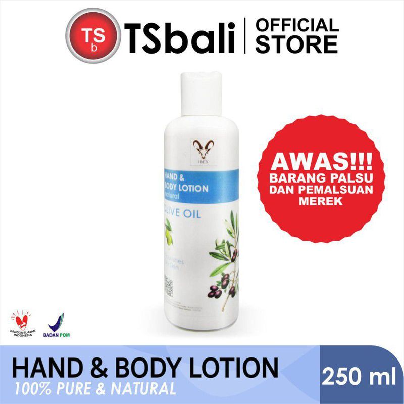IBEX Hand Body Lotion Olive Oil/Zaitun 250ml Lotion Natural Glowing