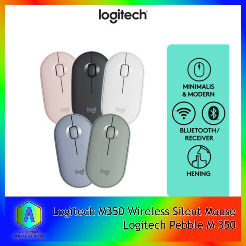 Logitech M350 Wireless Silent Mouse Logitech Pebble M 350