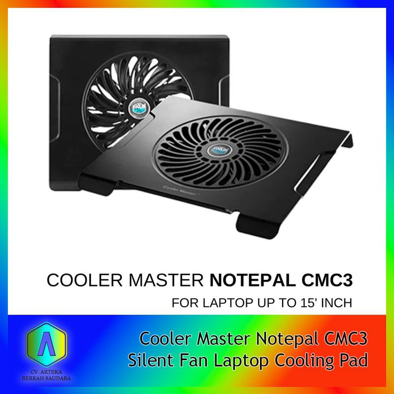 Cooler Master Notepal CMC3 Silent Fan Laptop Cooling Pad