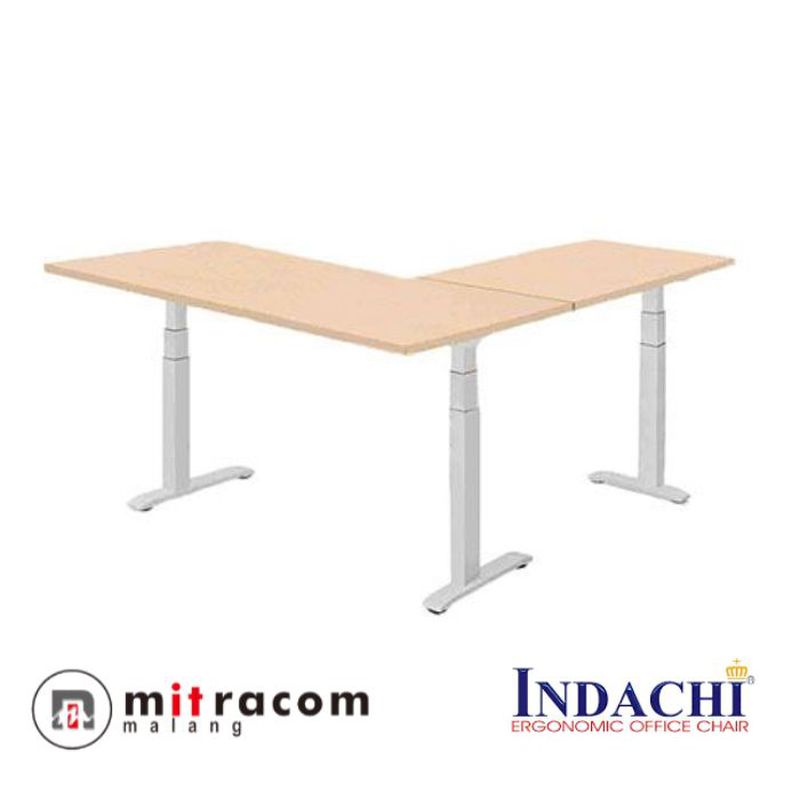 Indachi Bastia Meja Kantor (Adjustable Desk) HPL - BA-201 L
