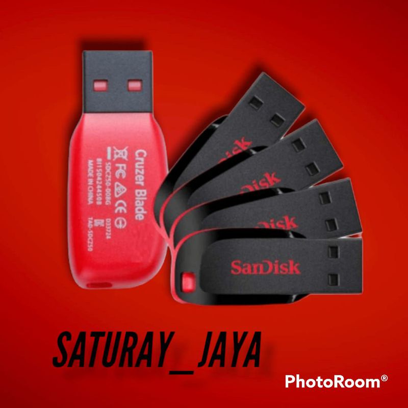 Sandisk Flashdisk Sandisk 2 GB/ 4 GB/8 GB/16 GB/32 GB/ 64 GB all varian ...