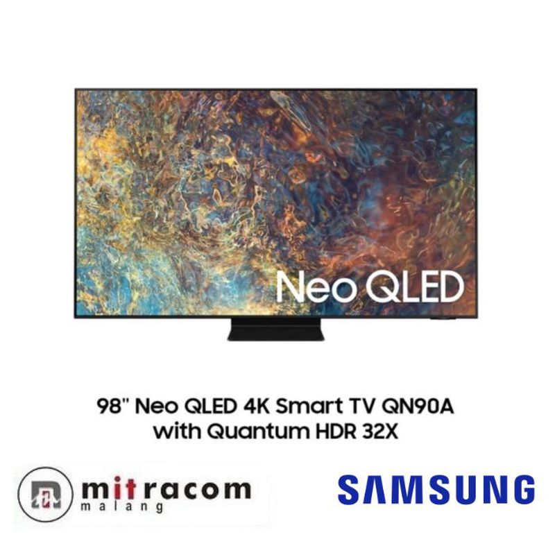 Samsung 98QN90AA 98 Inch Neo Qled UHD 4K Smart TV + Bracket TV (Include ...