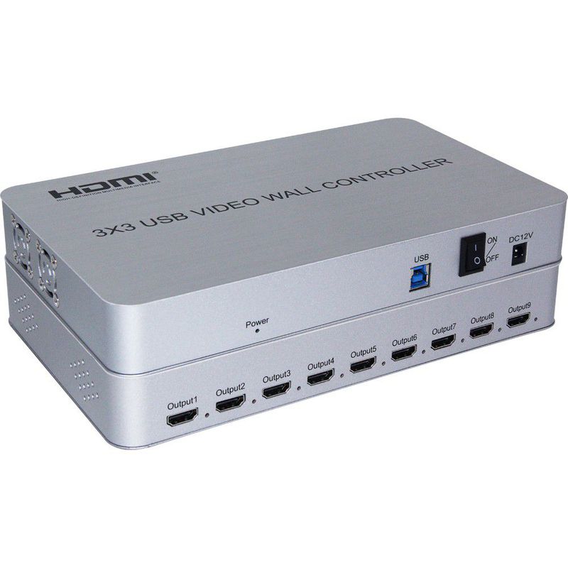 HDMI Videowall Controller 3x3 (4 Input - 9 Output)-Support 4K UHD ...