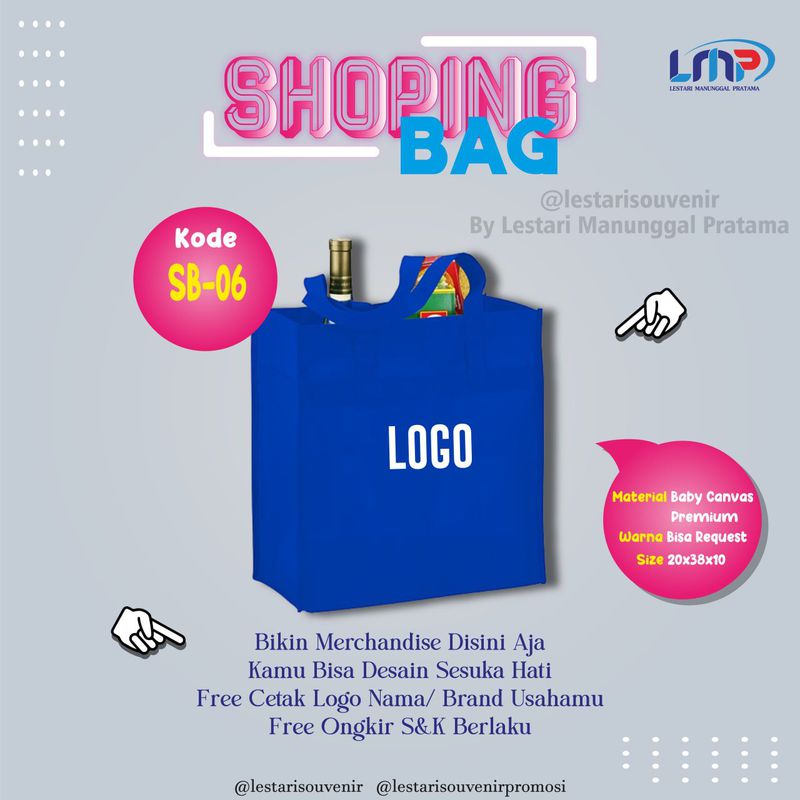 merchandise souvenir shoping bag - 06 custom