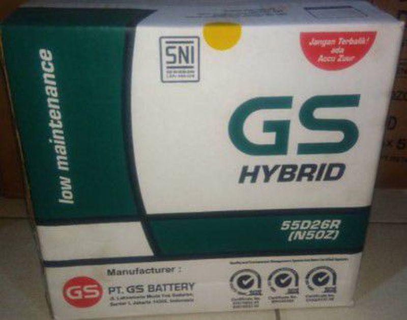 Accu GS Hybrid N50Z 60 AH