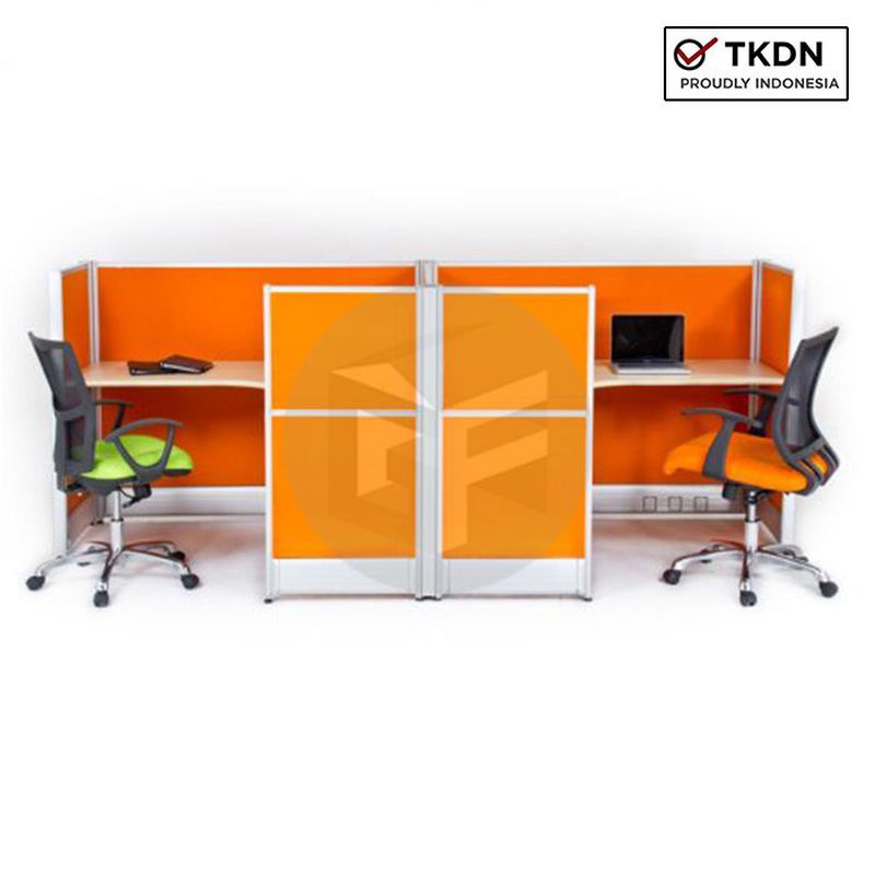 Meja Partisi / Workstation Kantor / Meja Kerja Kantor Aditech PT 42 B