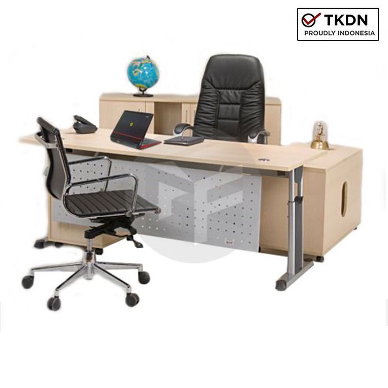 Meja Kerja Kantor Direktur Modern Minimalis Aditech Is 895 7371