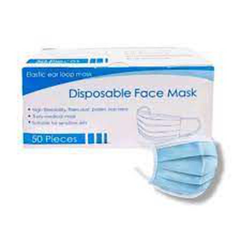 Masker Disposable Earloop 3 Ply