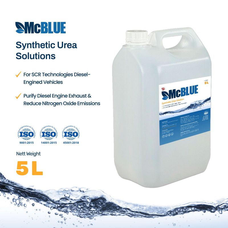 McBLUE AdBlue Synthetic Urea Solution for Diesel Engine SCR Technology - 5L