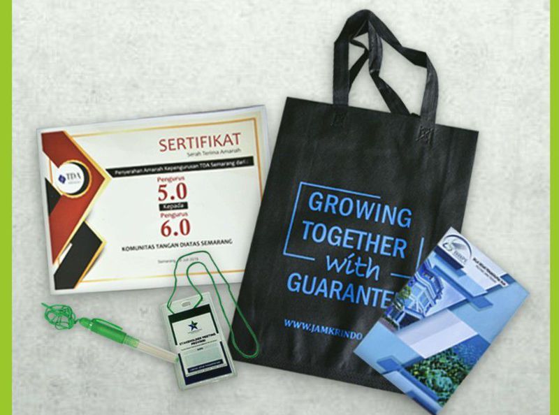 Custom Paket Seminar Kit 5 jenis (Blocknote A5, Ballpoint Pen, ID Card ...