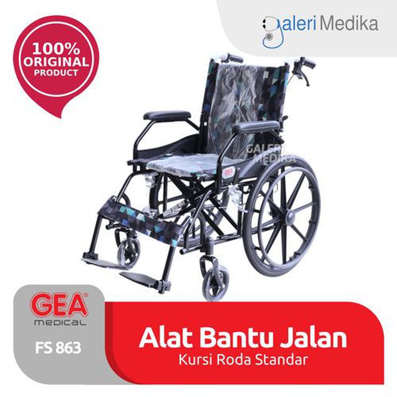 Gea Kursi Roda Travel Portable Aluminium Fs M